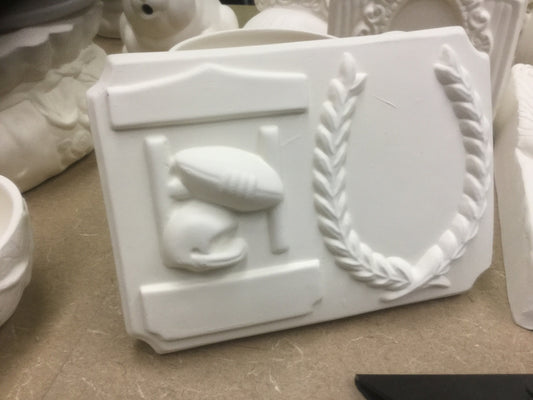 Football plaque award