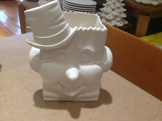 Frosty Snowman Bag no cut-out