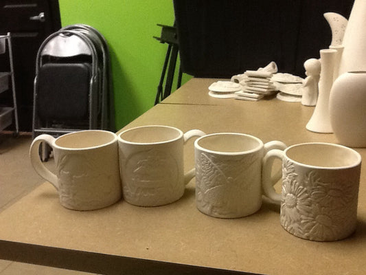 Carved mugs