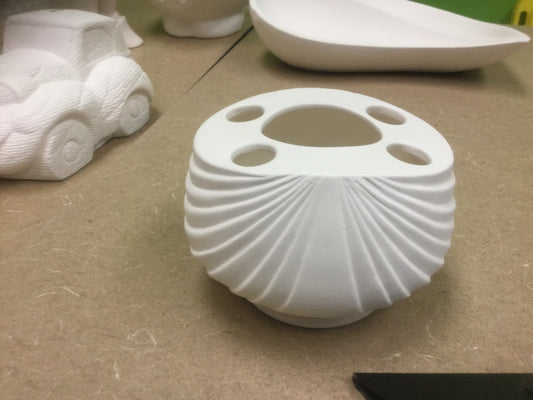 Art Deco toothbrush holder