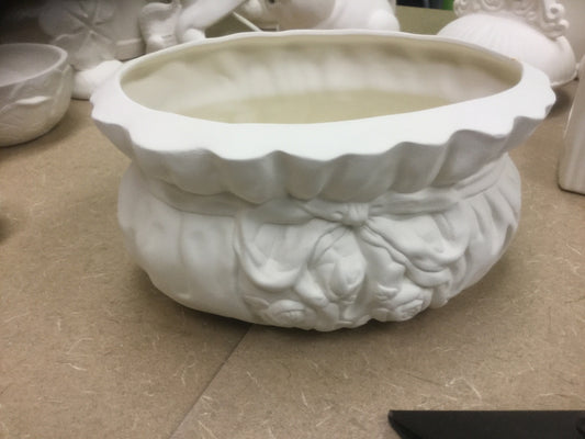 Bag with roses planter