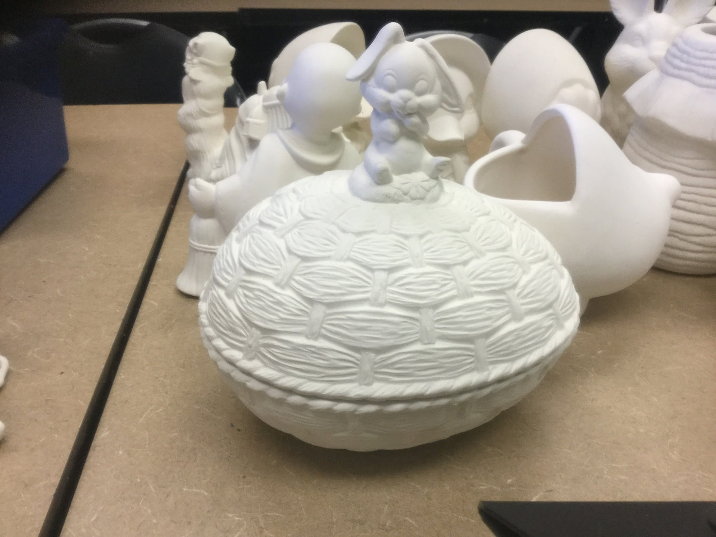 Bunny egg basket box