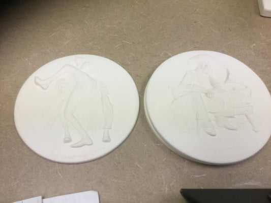 Assorted Norman Rockwell plaques small