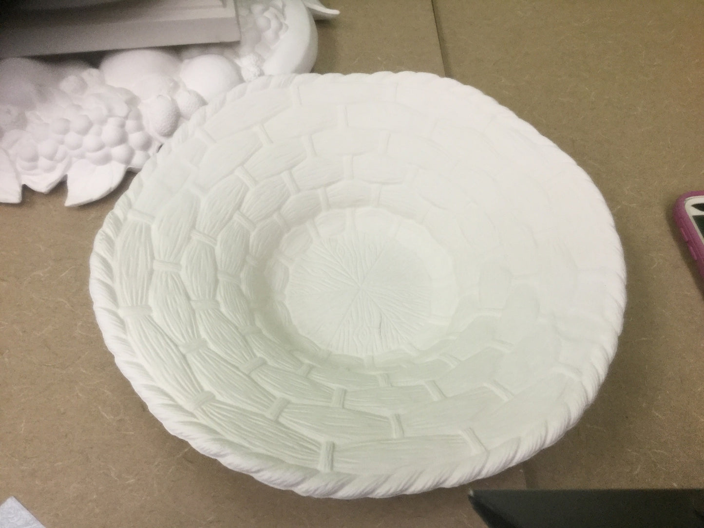 Basket weave bowl