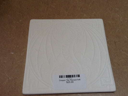 Dragon Tile Plaque 6x6