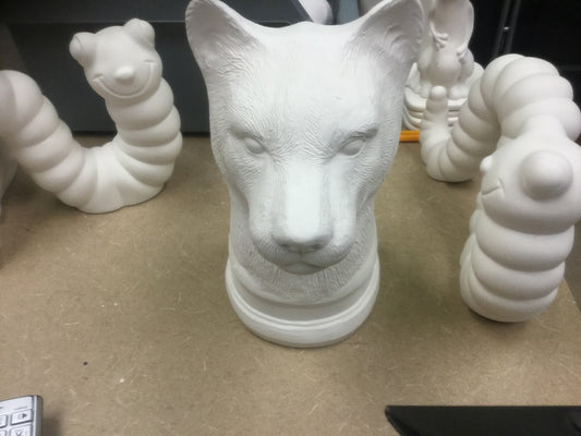 Big cat bust