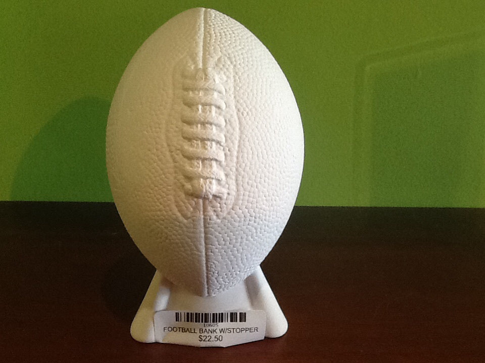 FOOTBALL BANK W/STOPPER